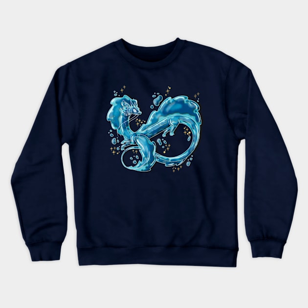 Livs Water Dragon Crewneck Sweatshirt by Kylieotter